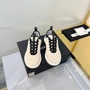 CHANEL 26S PLATFORM SNEAKERS IN BEIGE SUEDE WITH CC LOGO