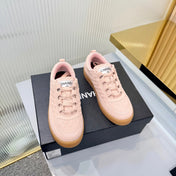 CHANEL 26S SNEAKERS IN LIGHT PINK SUEDE