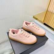CHANEL 26S SNEAKERS IN LIGHT PINK SUEDE