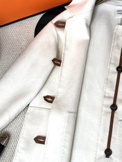 HERMES 25S REVERSIBLE LONG COAT 240