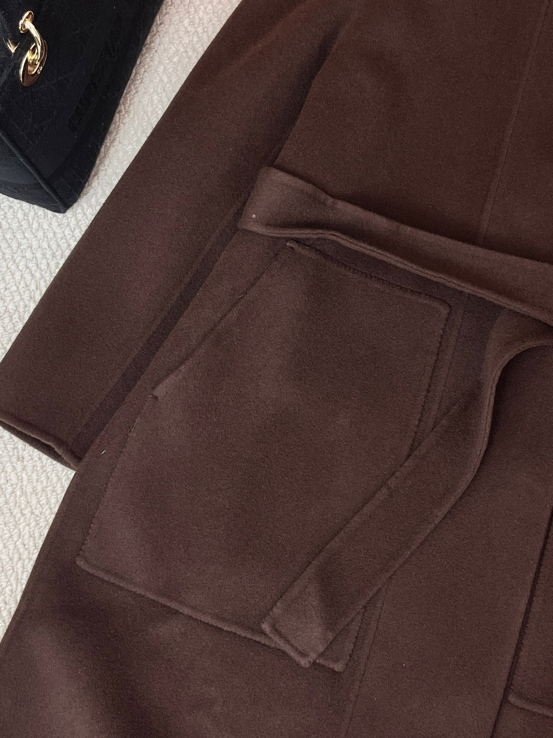 HERMES 25S REVERSIBLE LONG CASHMERE COAT 237