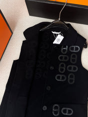 HERMES 25S SLEEVELESS PIG-NOSE VEST 205