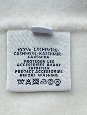 HERMES 25S CASHMERE COAT WITH LEATHER BUTTONS 204