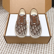 DIOR 26S SALTWIND SNEAKER IN BROWN FABRIC STYLE 6
