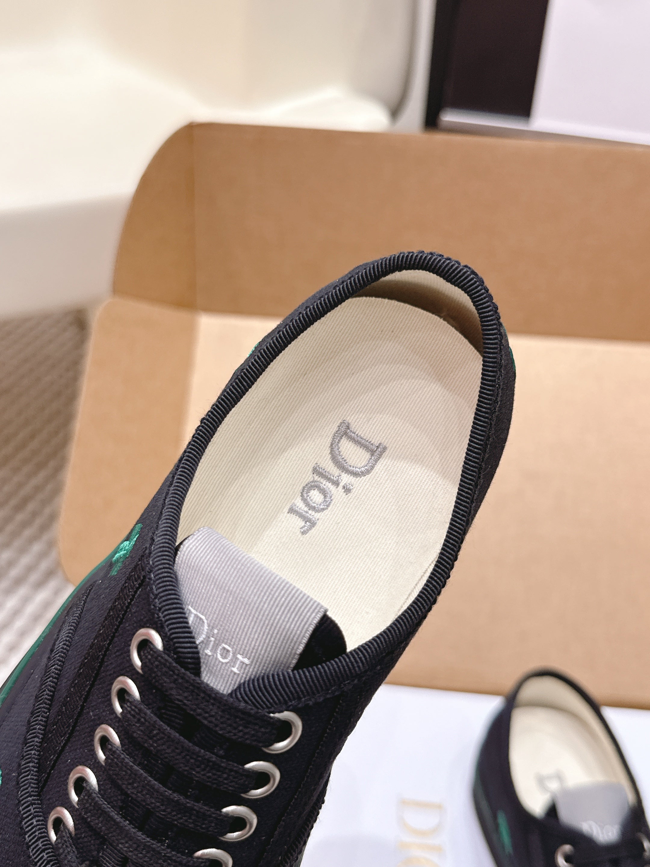 DIOR 26S SALTWIND SNEAKER IN BLACK FABRIC STYLE 3