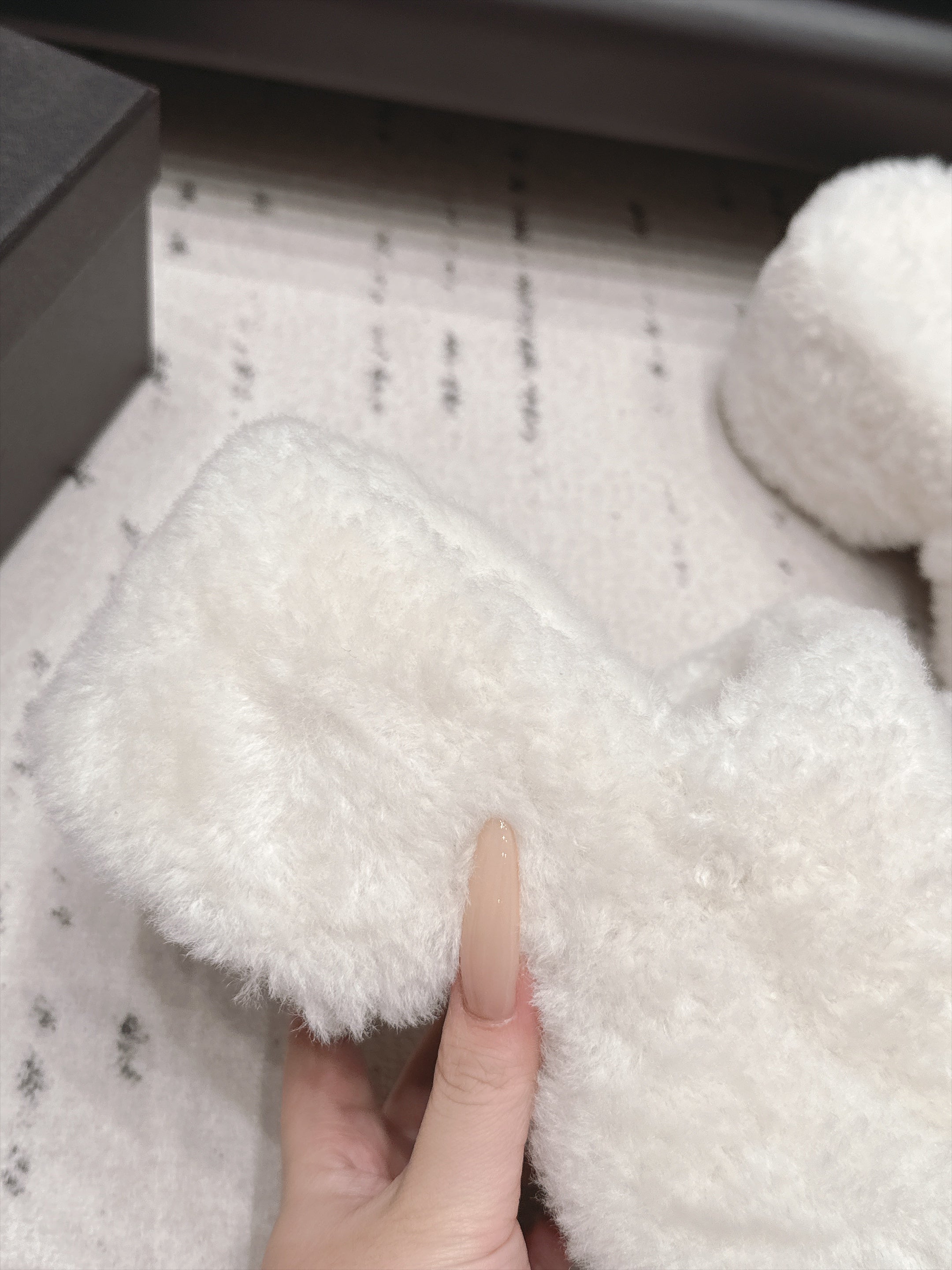 CHANEL 26S HIGH HEEL MULES IN WHITE BLACK SHEARLING