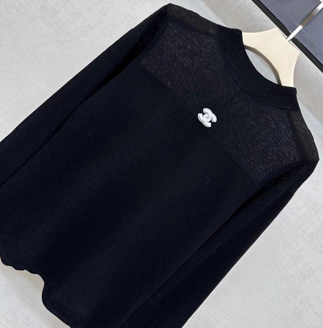 CHANEL 25S LIGHTWEIGHT KNIT SWEATER 606