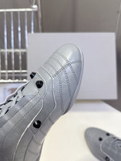 BALENCIAGA 25S SNEAKER IN GREY CALFSKIN