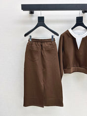 ALO SWEATSHIRT & SKIRT SET STYLE 92