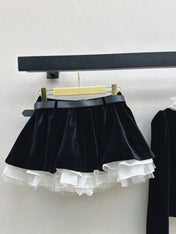 MIUMIU JACKET AND SKIRT SET STYLE 616