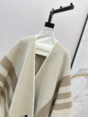 HERMES 25S PLAID KNIT CARDIGAN 291