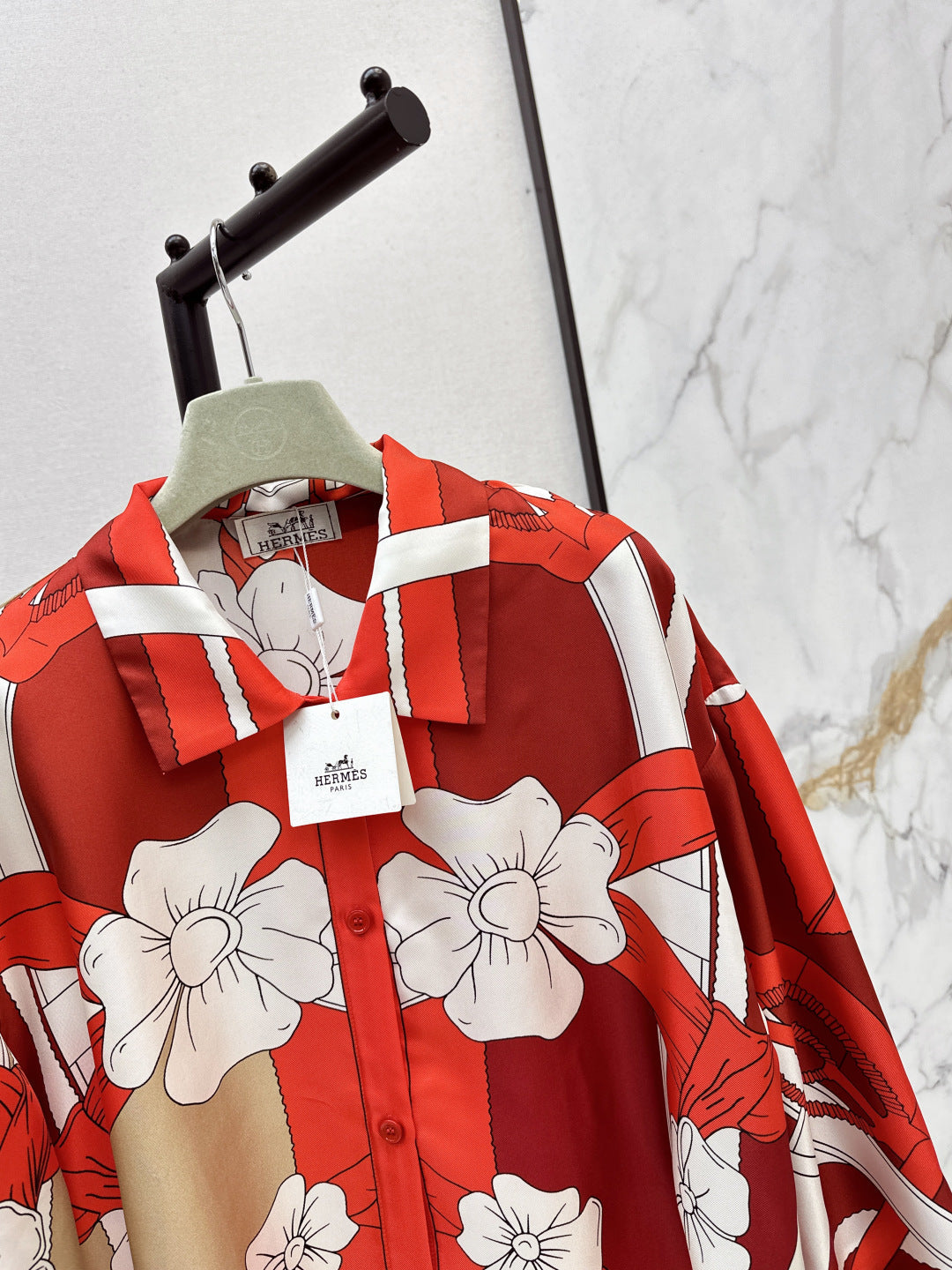 HERMES 25S SILK SHIRT 329