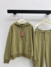LORO PIANA 26S SWEATSHIRT & TAPERED PANTS SET 715