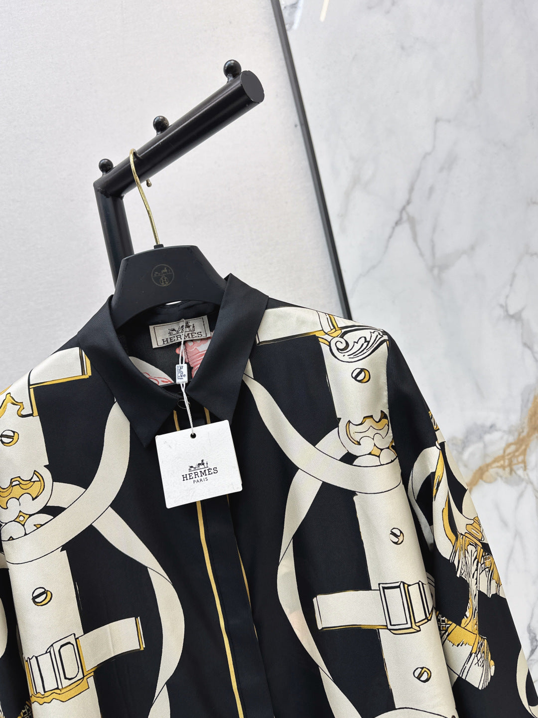 HERMES 25S SILK SHIRT 379