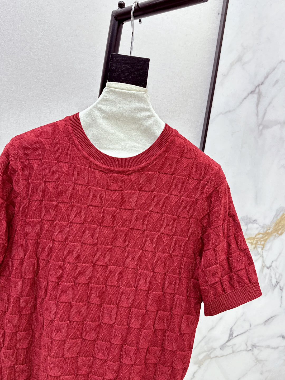 HERMES 26S SHORT SLEEVE SWEATER 547