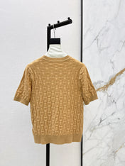 HERMES 26S SHORT SLEEVE SWEATER 545