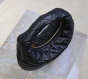 YSL 25S ICARE BABY 17 IN BLACK QUILTED CALFSKIN GOLD HARDWARE