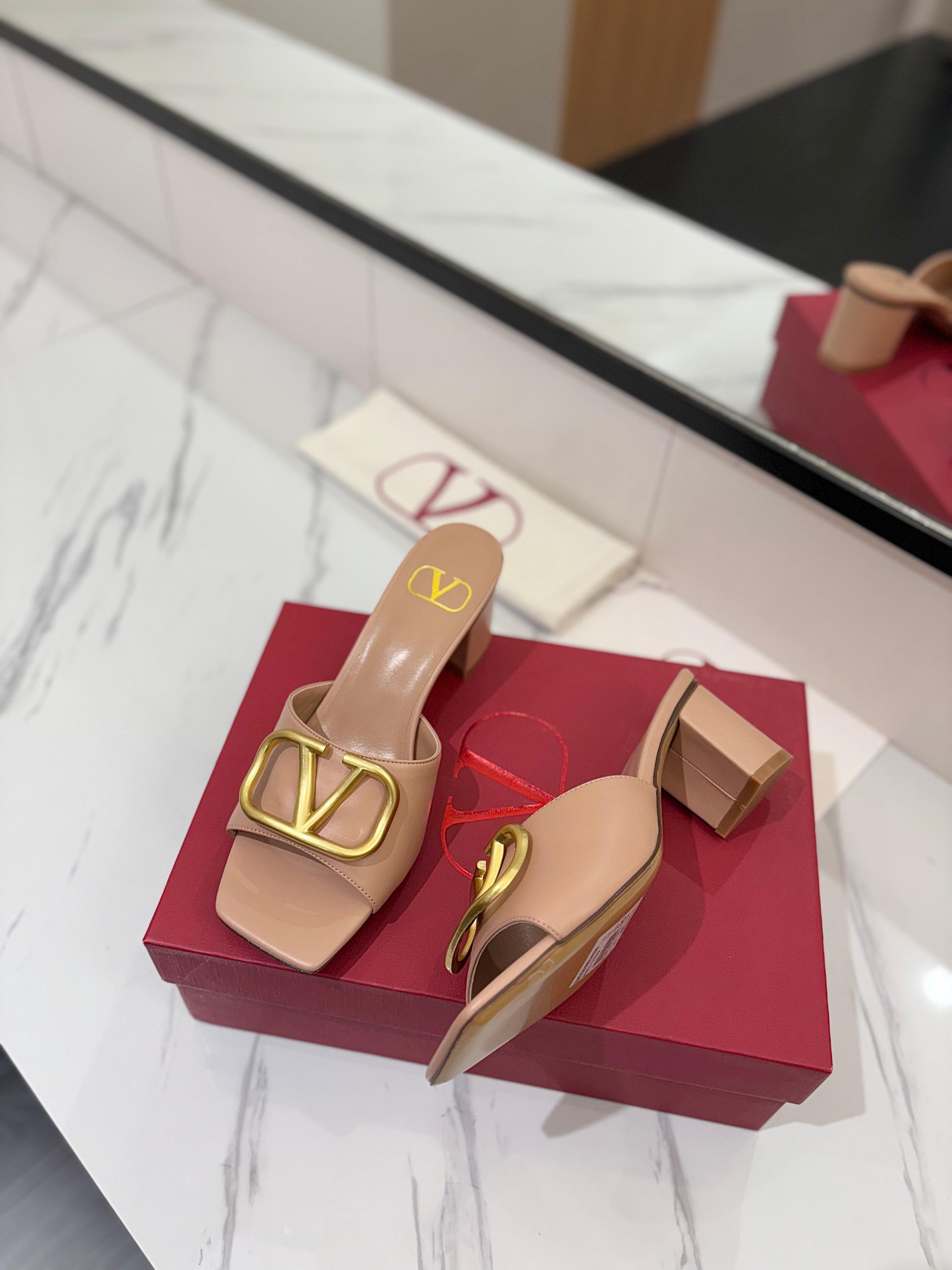 VALENTINO 26S HIGH-HEEL SANDALS 60 MM IN NUDE PINK CALFSKIN WITH GOLD HARDWARE