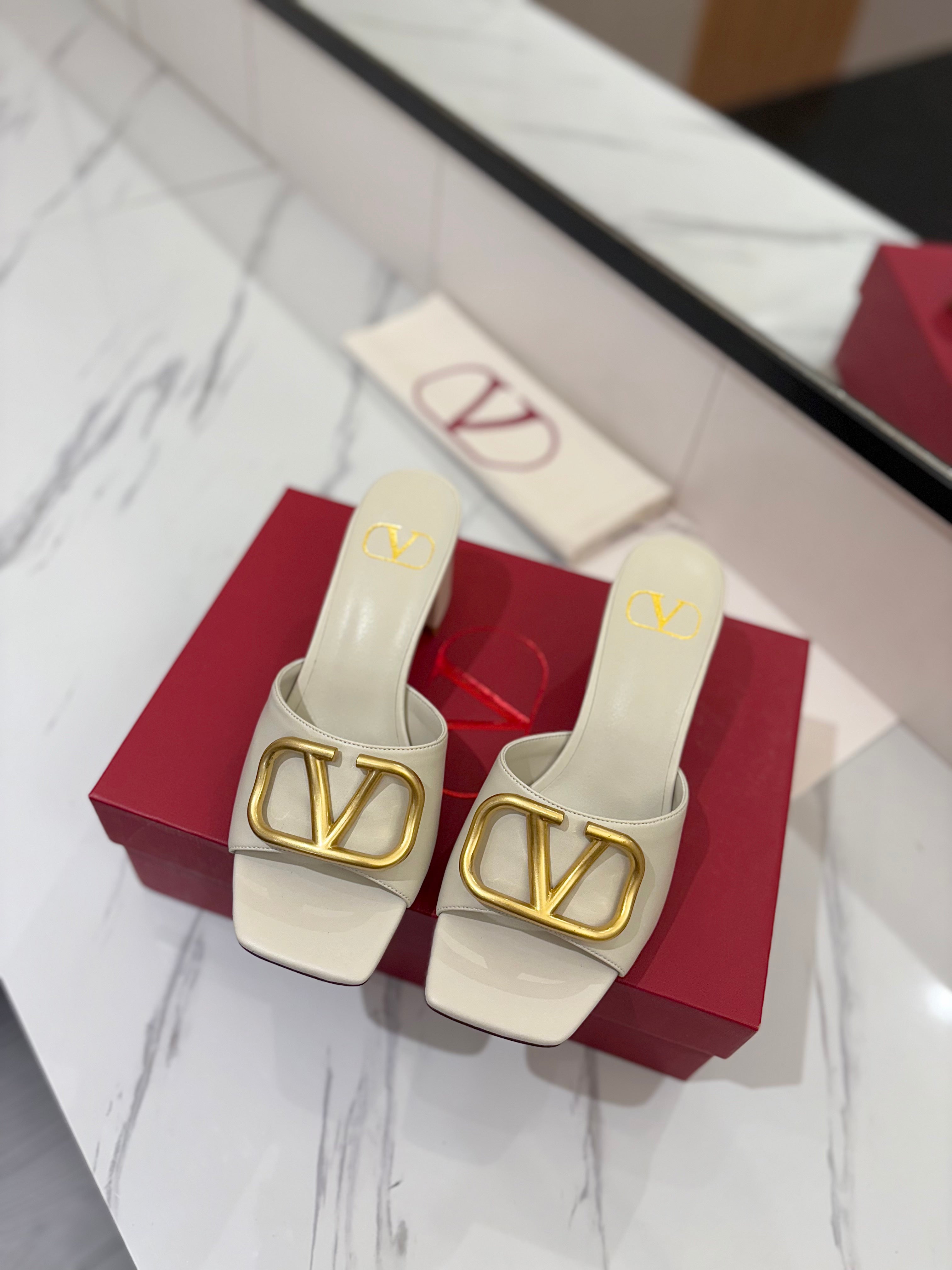 VALENTINO 26S HIGH-HEEL SANDALS 60 MM IN WHITE CALFSKIN WITH GOLD HARDWARE