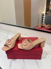 VALENTINO 26S HIGH-HEEL SANDALS 60 MM IN NUDE PINK PATENT CALFSKIN