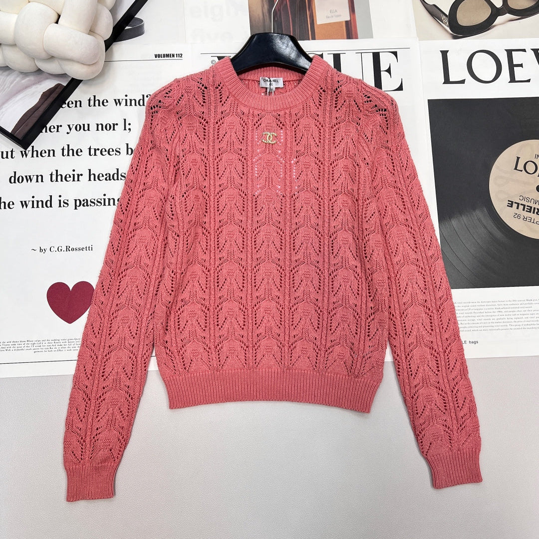CHANEL 25S LONG-SLEEVE SWEATER 442