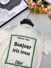 DIOR 26S SHORT-SLEEVE CREW NECK T-SHIRT 943
