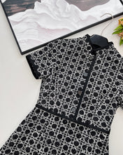 DIOR 26S SHORT-SLEEVE DRESS 979
