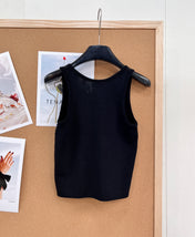 CELINE 26S SEQUIN KNIT TANK TOP 142