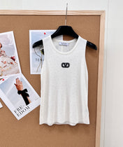 VALENTINO 26S EMBELLISHED SLEEVELESS SWEATER STYLE 88