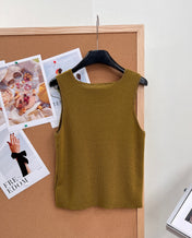 MIUMIU 26S SQUARE-NECK SWEATER STYLE 1108