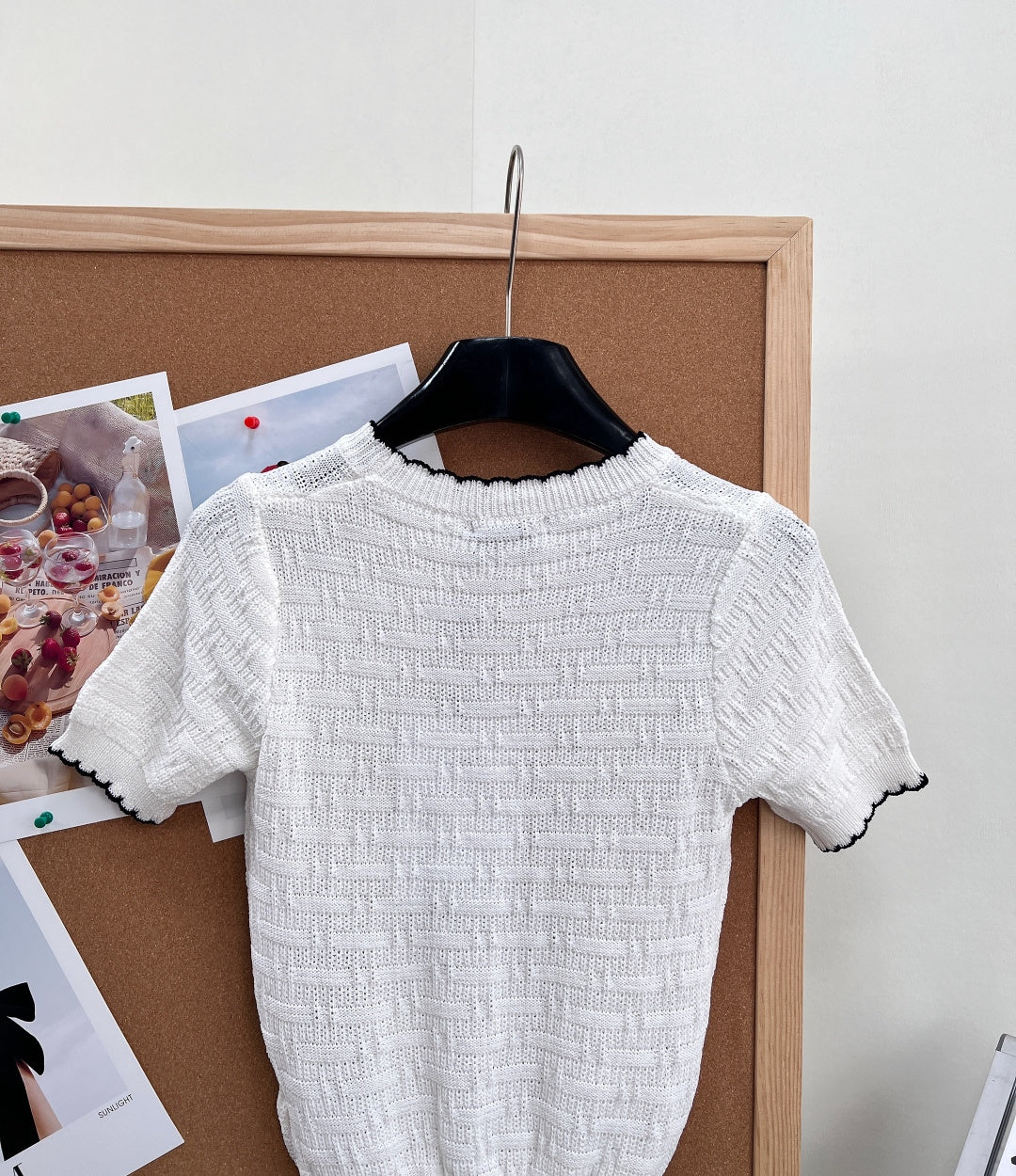 CHANEL 26S SHORT-SLEEVE KNIT TOP STYLE 1148