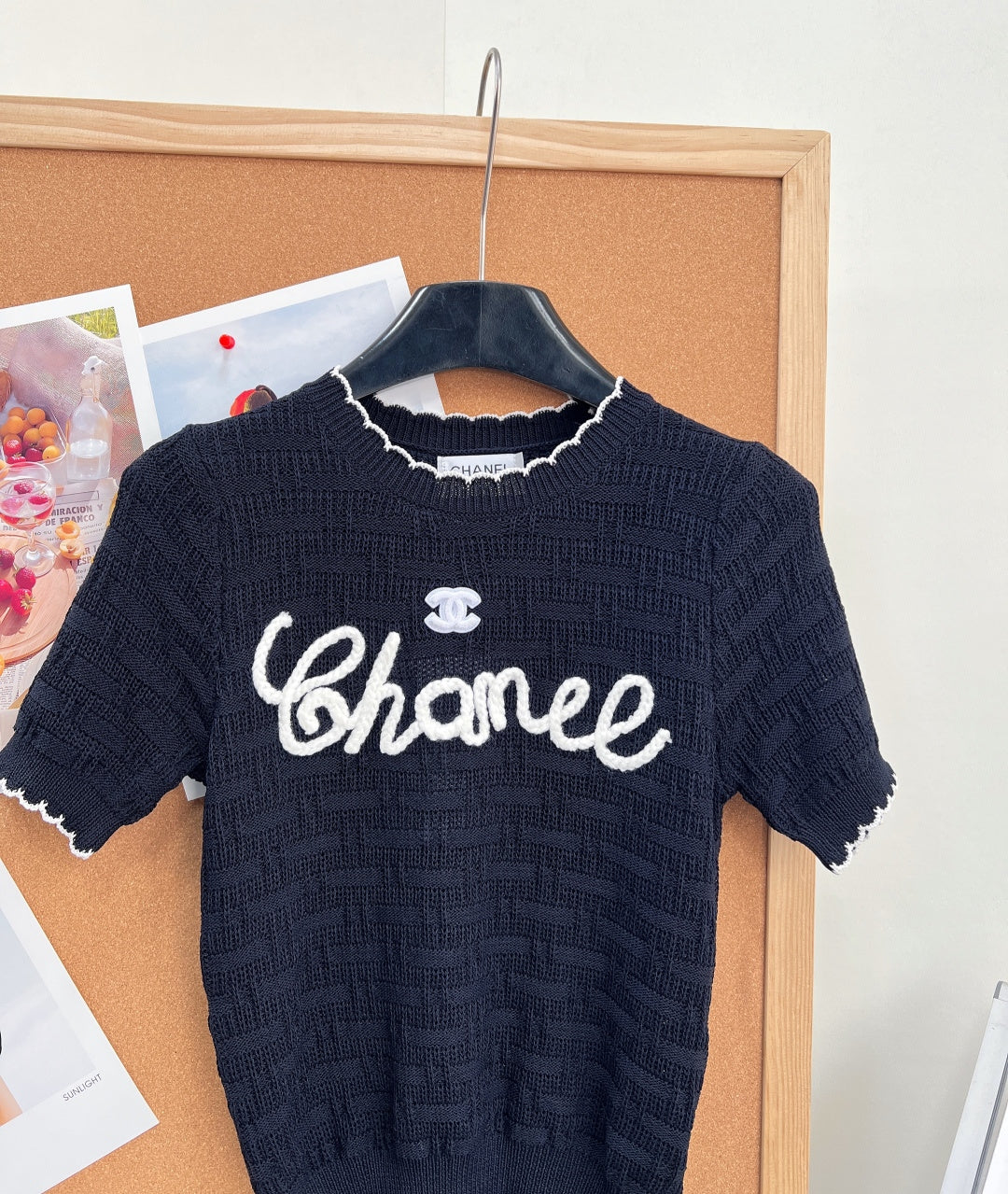 CHANEL 26S SHORT-SLEEVE KNIT TOP STYLE 1147