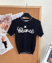 CHANEL 26S SHORT-SLEEVE KNIT TOP STYLE 1147