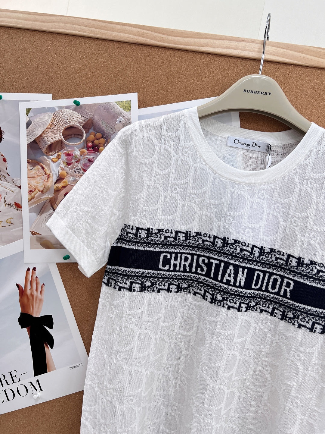 DIOR 26S SHORT-SLEEVED SWEATER 1245