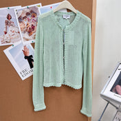 CHANEL 26S OPEN KNIT CARDIGAN STYLE 1242
