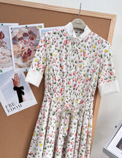 DIOR 26S LONG STAND-COLLAR SHIRT DRESS 1405