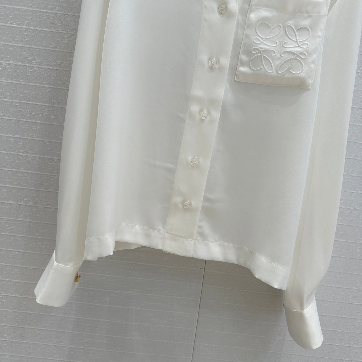 Loewe Shirt White Acetate Fiber