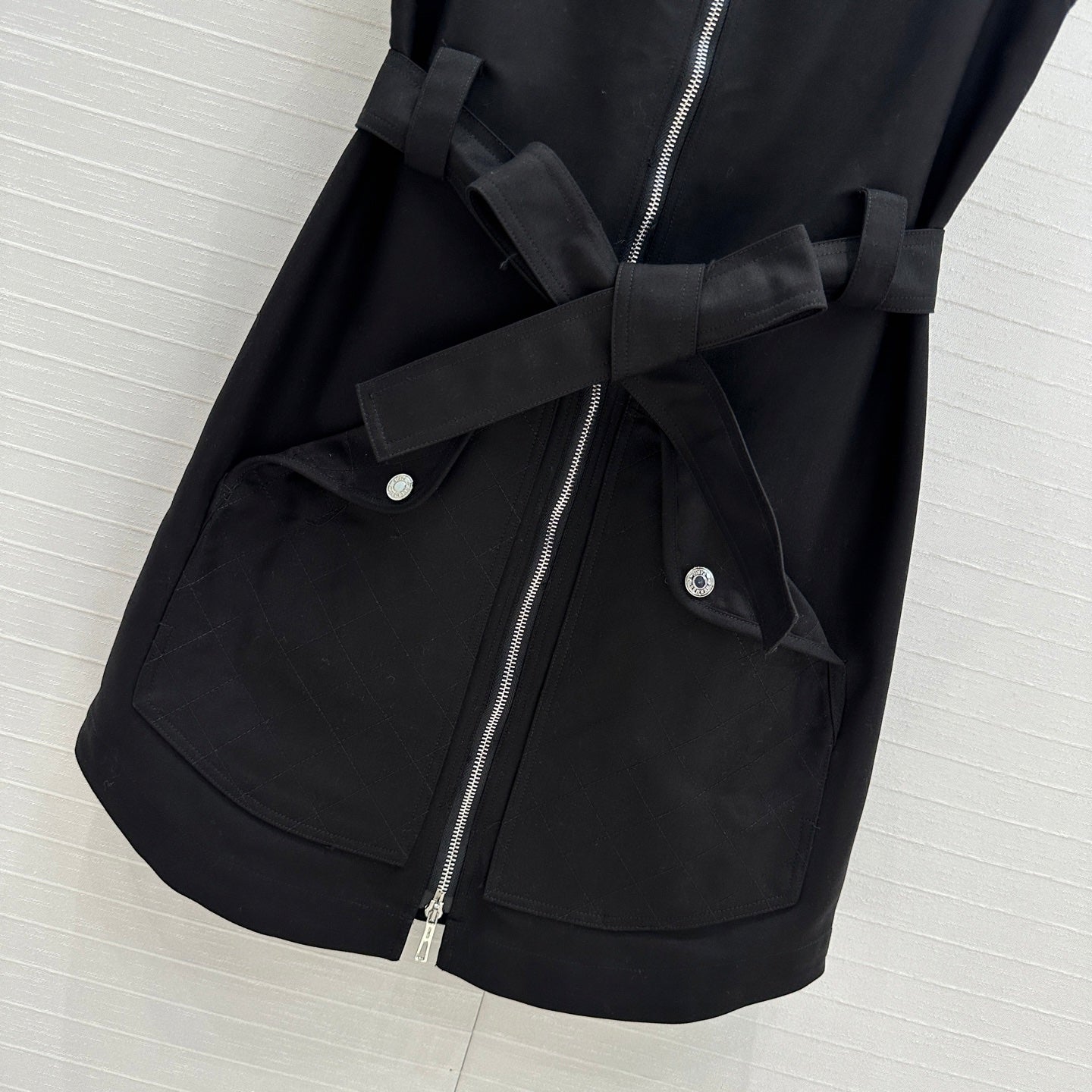 HERMES SLEEVELESS ZIPPER DRESS 276153