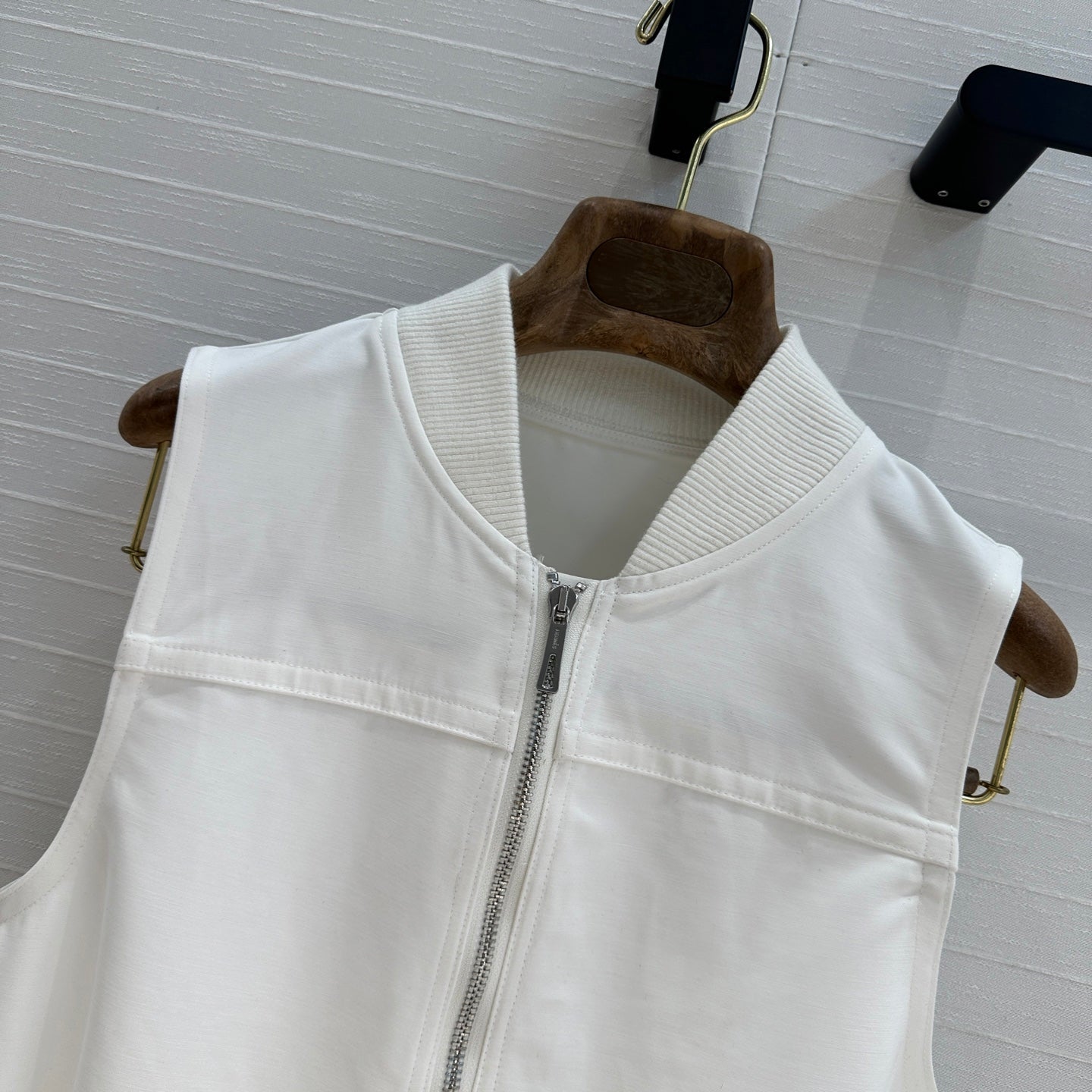 HERMES SLEEVELESS ZIPPER DRESS 276155