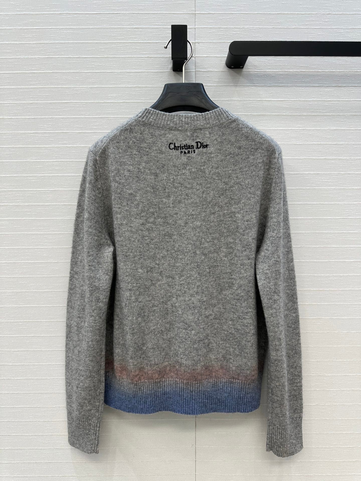 DIOR CASHMERE SWEATER WITH FLORAL EMBROIDERY 276197