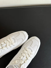 SKATEBOARD SHOES WHITE CALFSKIN