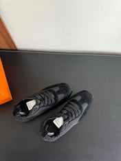 SKATEBOARD SHOES BLACK SUEDE