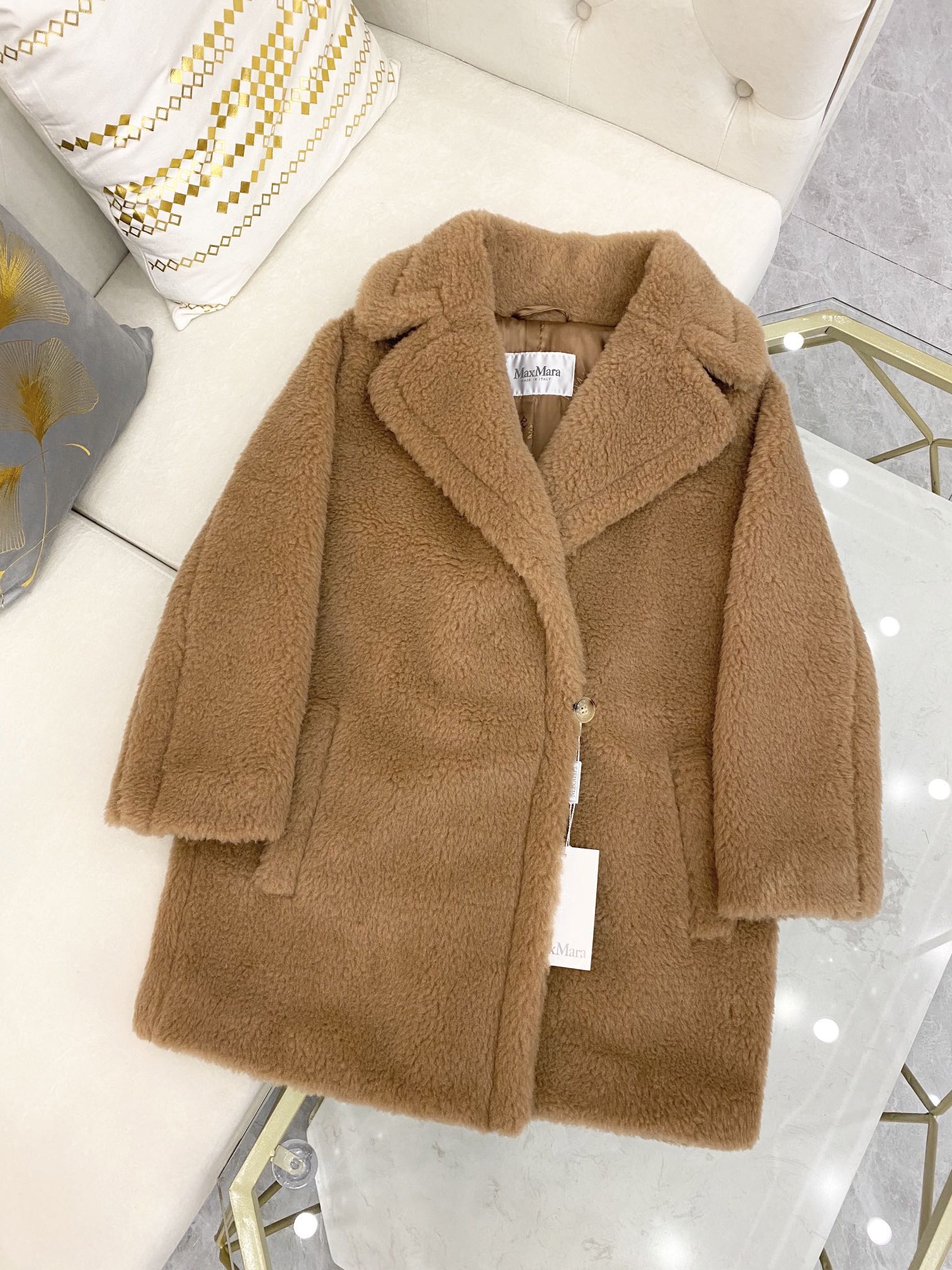 MAX MARA 25S TEDDY SHORT JACKET 077