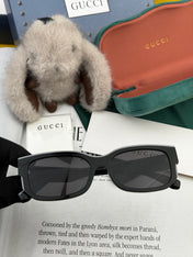 RECTANGULAR FRAME SUNGLASSES G0110 IN ACETATE