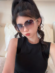 RUNWAY SQUARE SUNGLASSES M7303 IN ACETATE