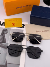 CAT EYE SUNGLASSES L1805 IN METAL GREY LENSES
