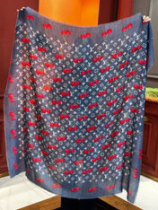 LV SCARF 140 CM IN CASHMERE 721492