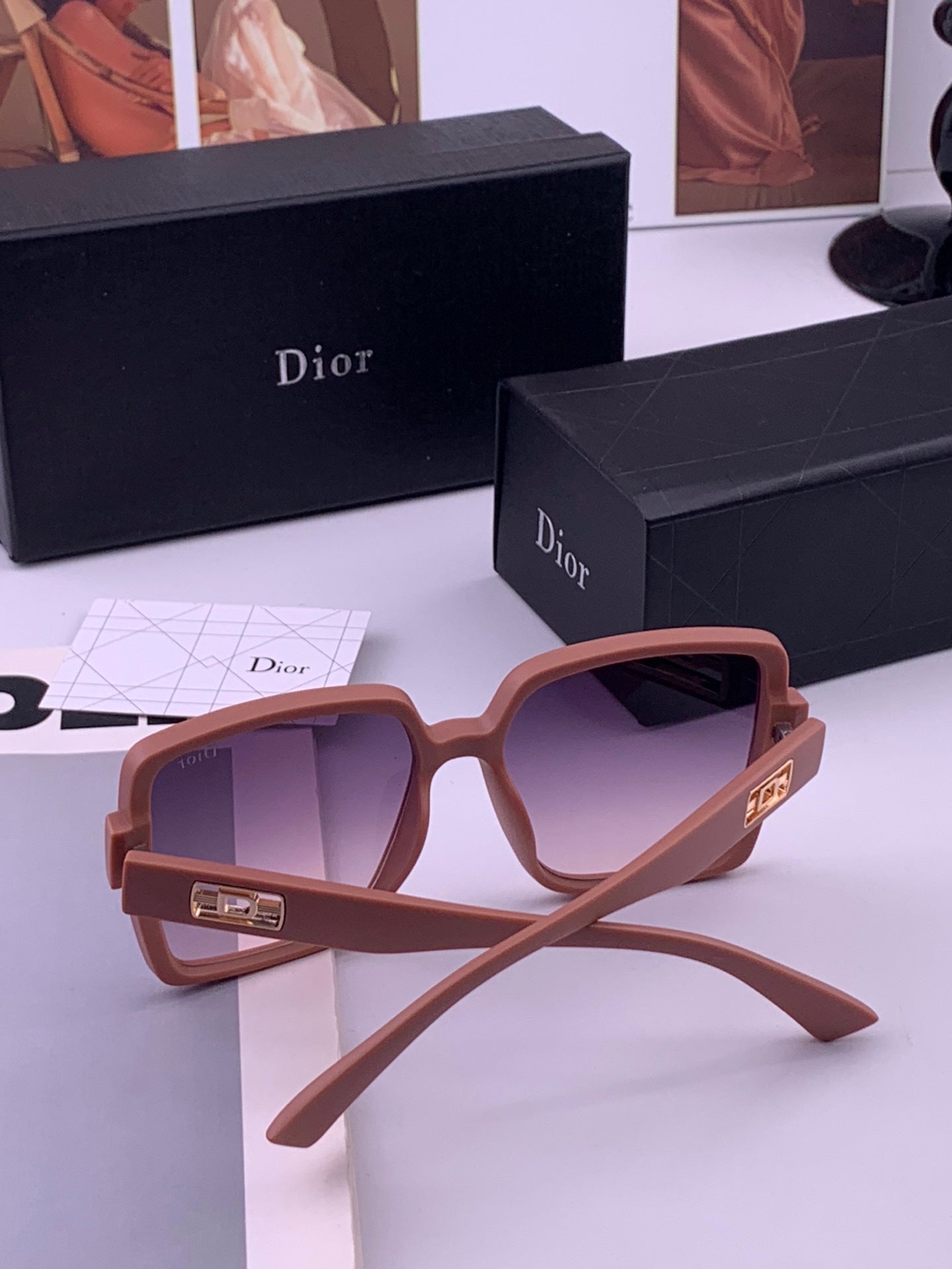 DIOR 26S ROUNDED SQUARE FRAME IN ACETATE 398291