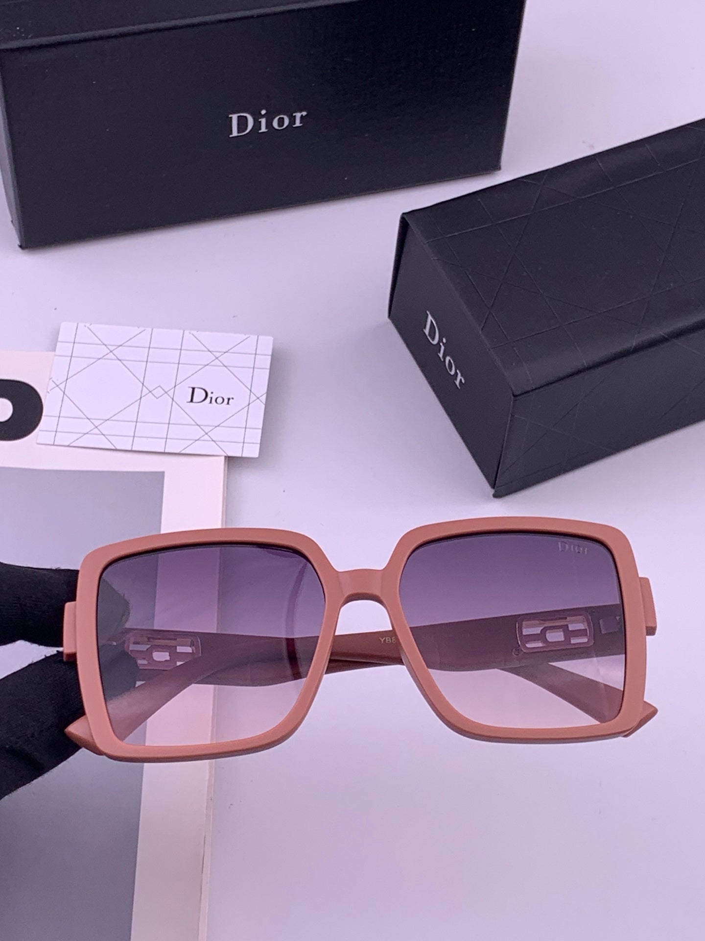 DIOR 26S ROUNDED SQUARE FRAME IN ACETATE 398291