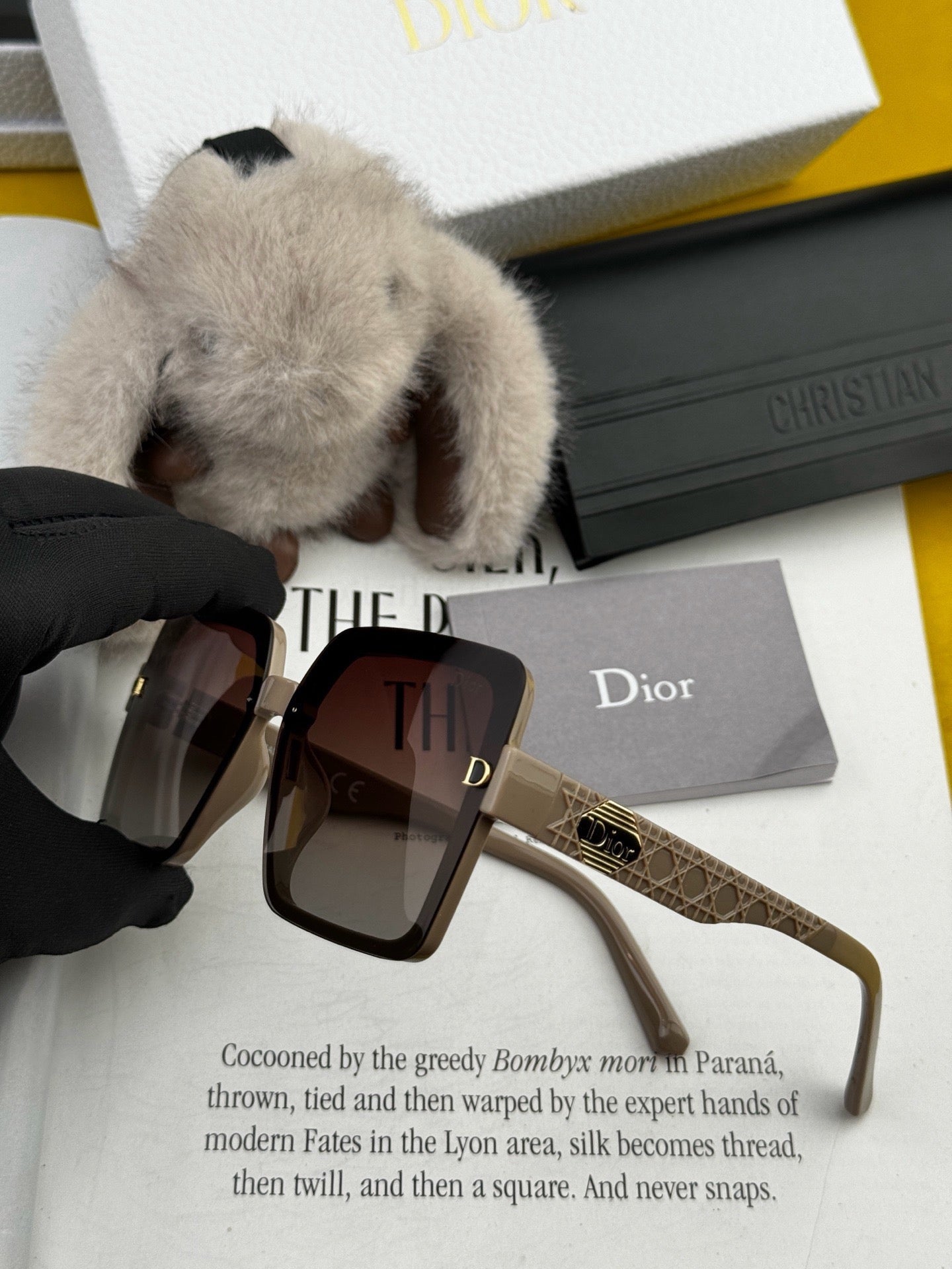 DIOR 26S OVERSIZED SQUARE FRAME IN ACETATE 415409
